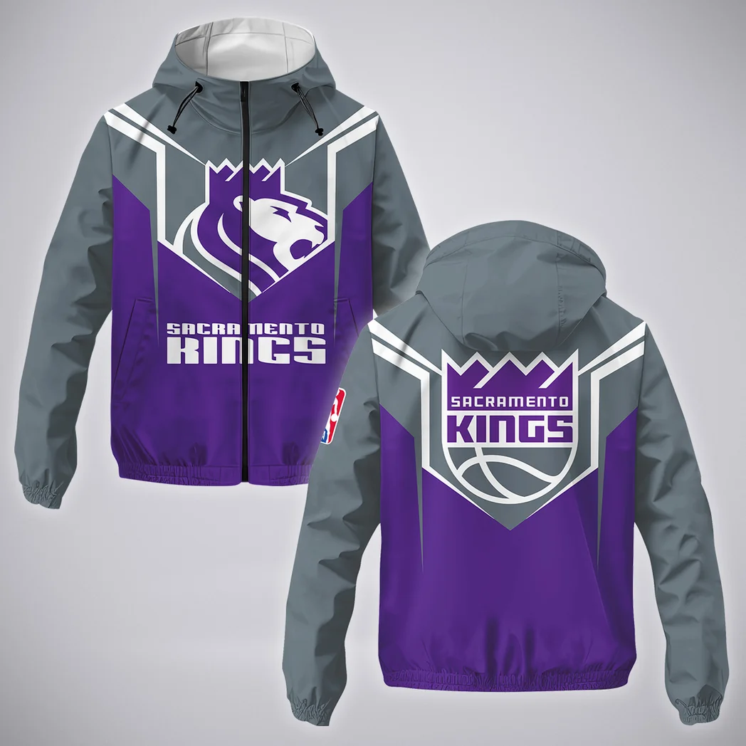 All-Season Court Family Windbreaker Jacket, Game Day Waterproof Jacket HVN1279