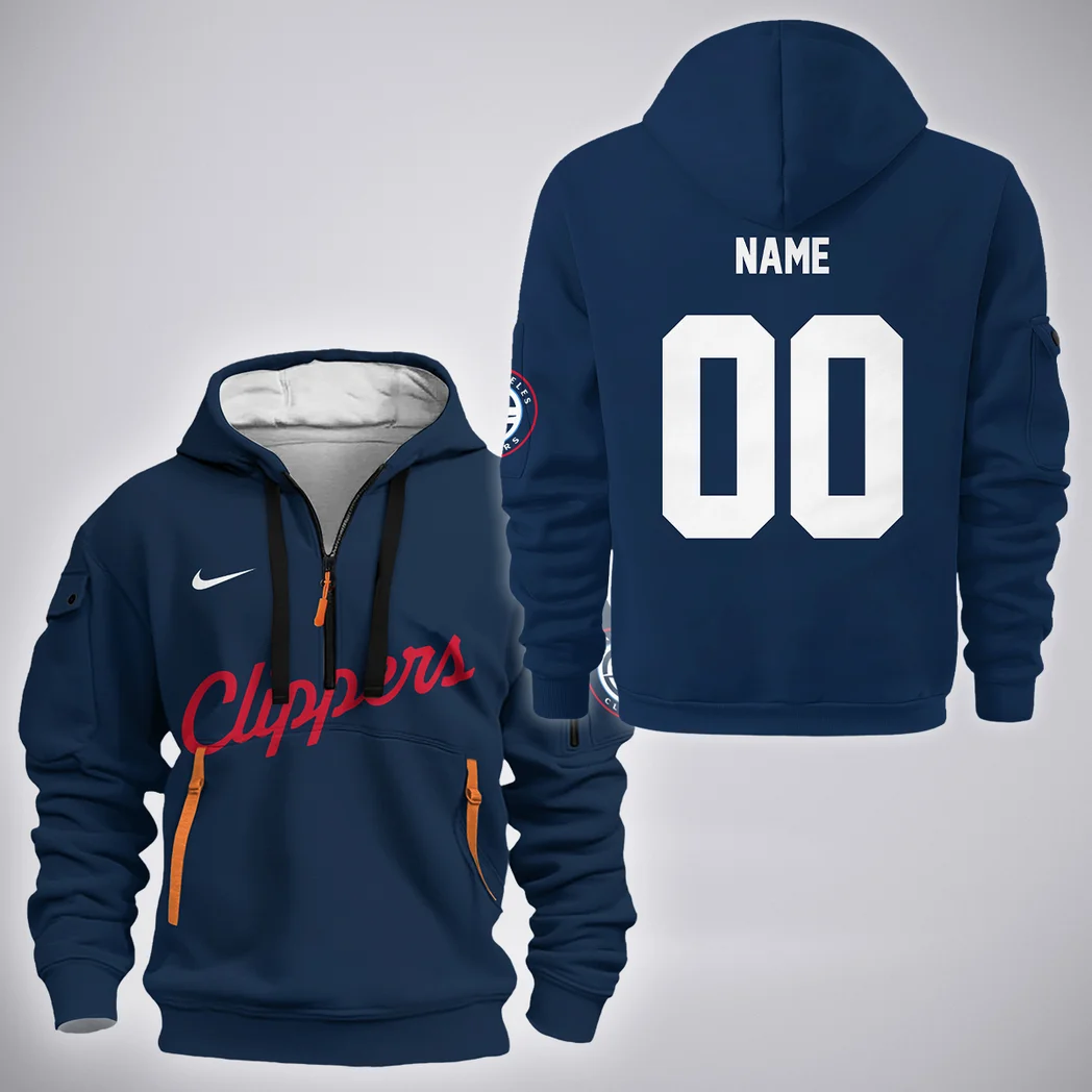 All-Season Hoop Energy Hoodie Half Zip 3D, Supporter Style Half-Zip Hoodie HVN1280