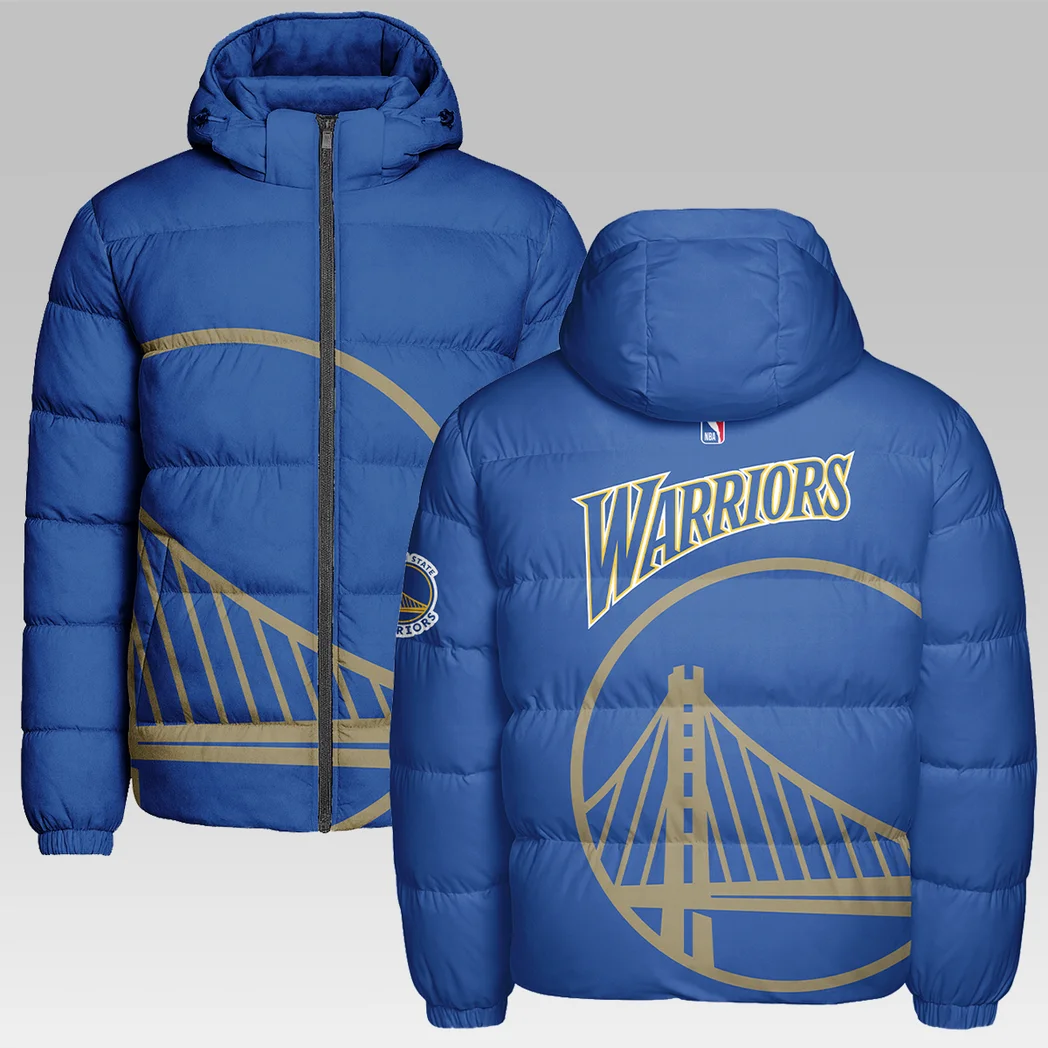 All-Season Hoop Squad Hooded Cotton Jacket, Ultimate Warmth Fan Jacket HVN1278