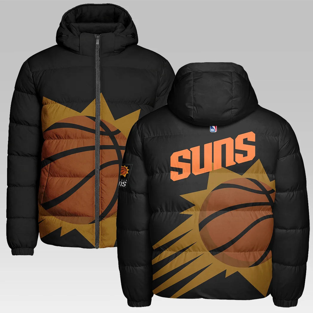 All-Season Slam Lifestyle Hooded Cotton Jacket, Premium Sport Fan Puffer HVN1278