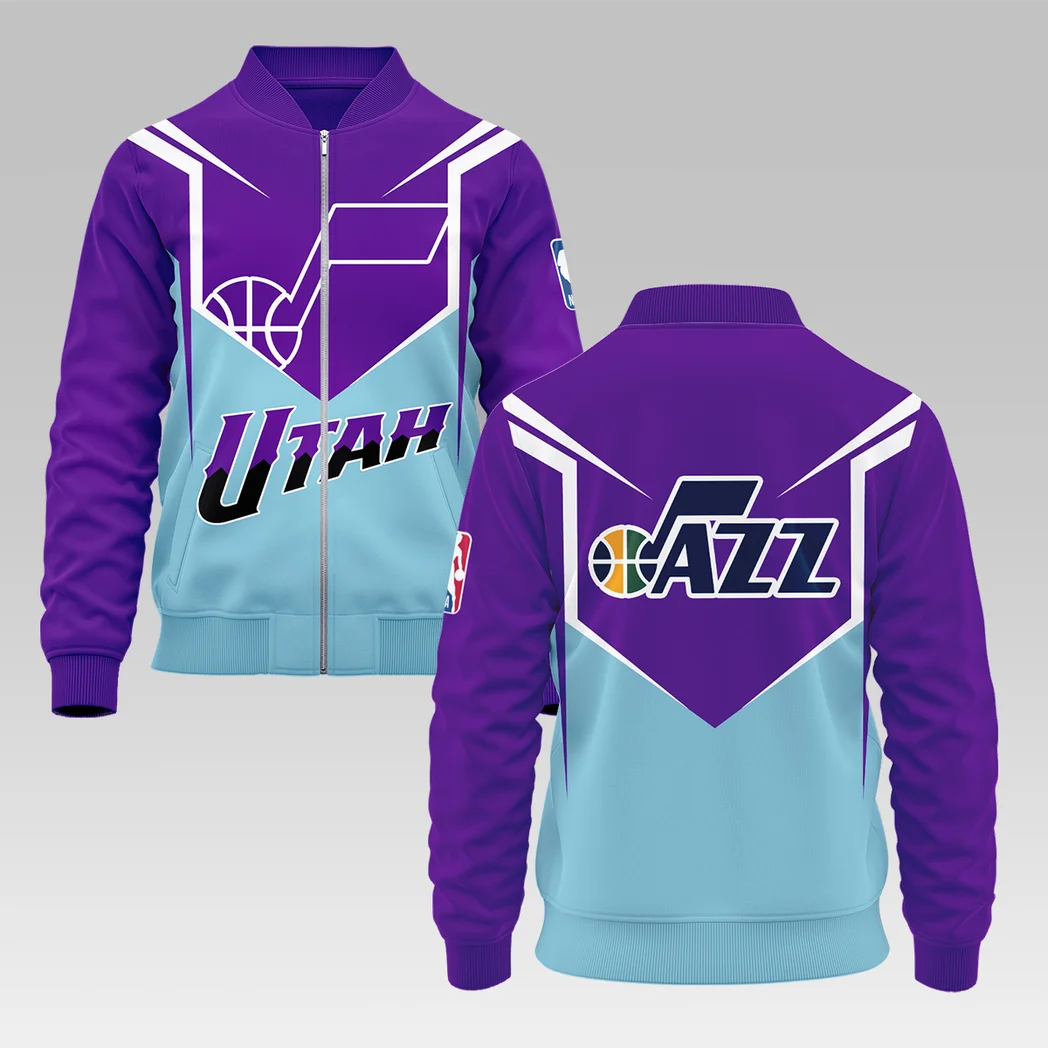 All-Season Sport Family Bomber Jacket, Stylish Sports Bomber Jacket HVN1279