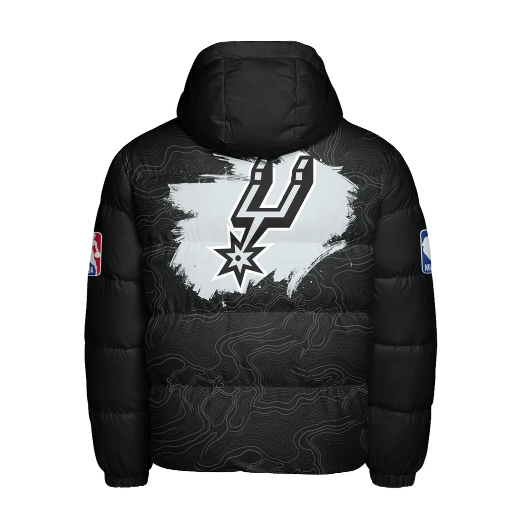 All-Season Sport Squad Hooded Cotton Jacket, True Supporter Winter Gear HVN1276 - Image 3