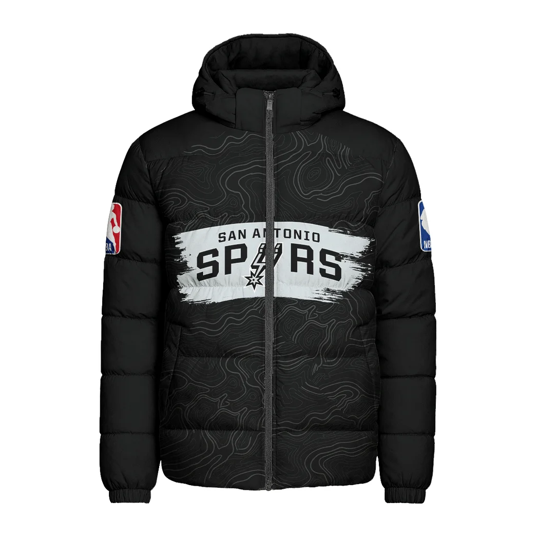 All-Season Sport Squad Hooded Cotton Jacket, True Supporter Winter Gear HVN1276 - Image 2