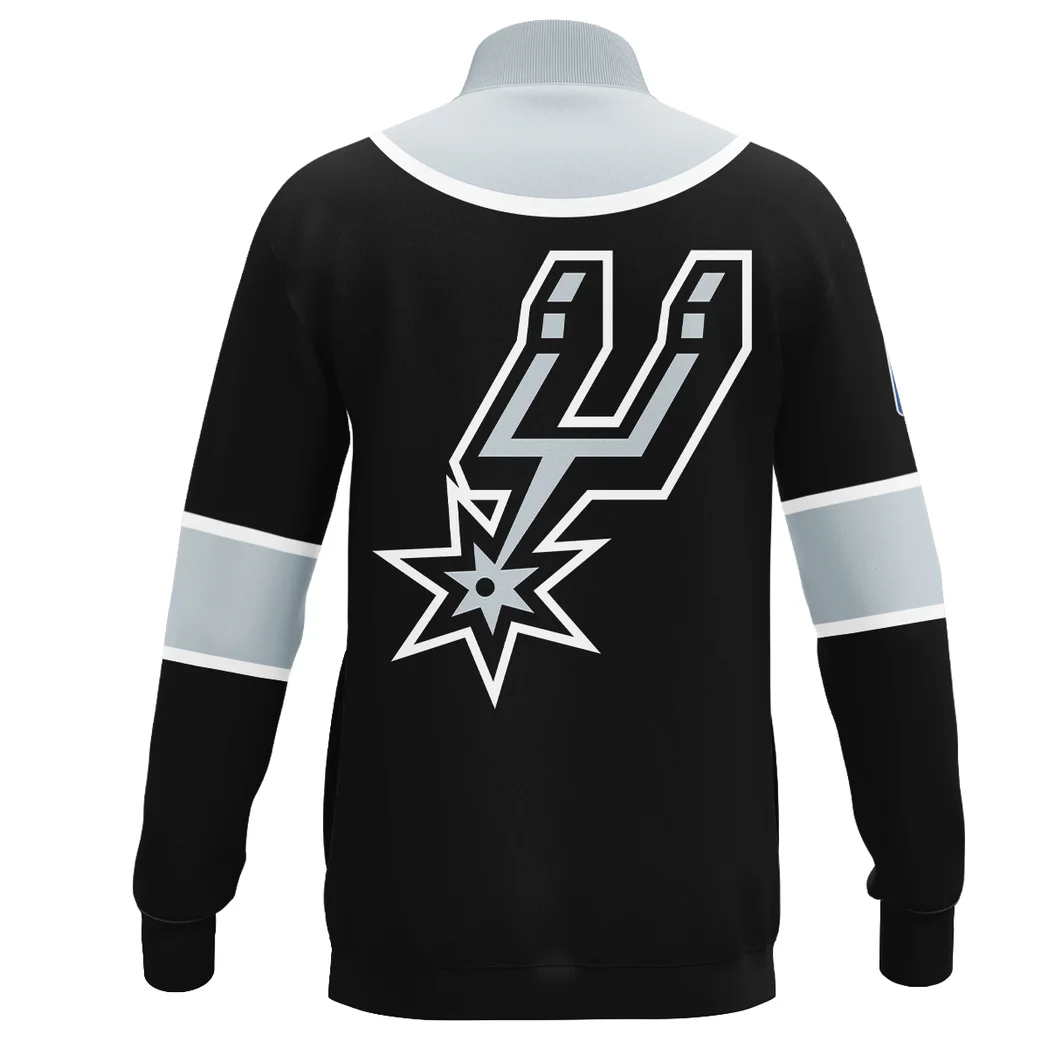 All-Season Sport Squad Stand Collar Jacket, Sport Lifestyle Premium Comfort Jacket HVN1275 - Image 3