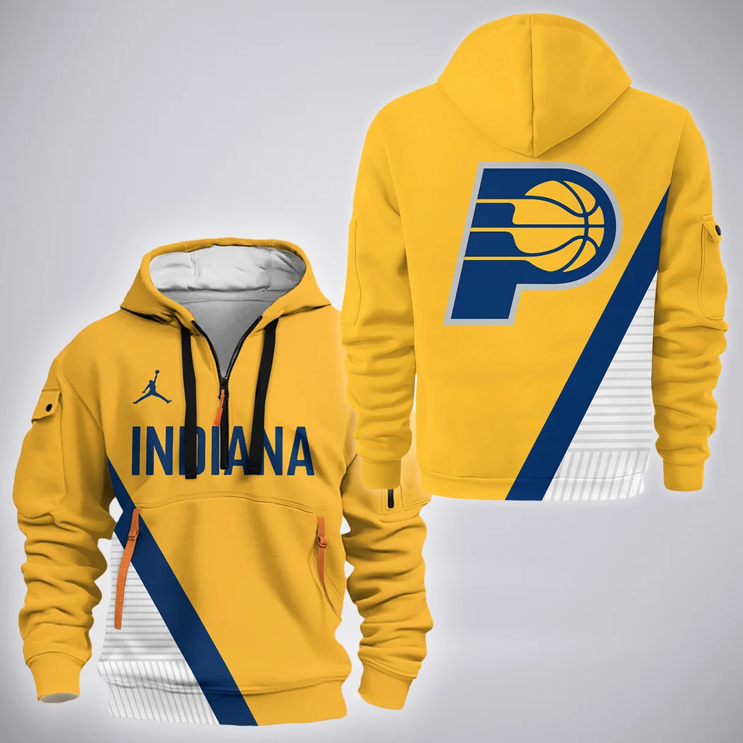 All-Season Supporters Hoodie Half Zip 3D, Warm Up Hoodie HVN1277