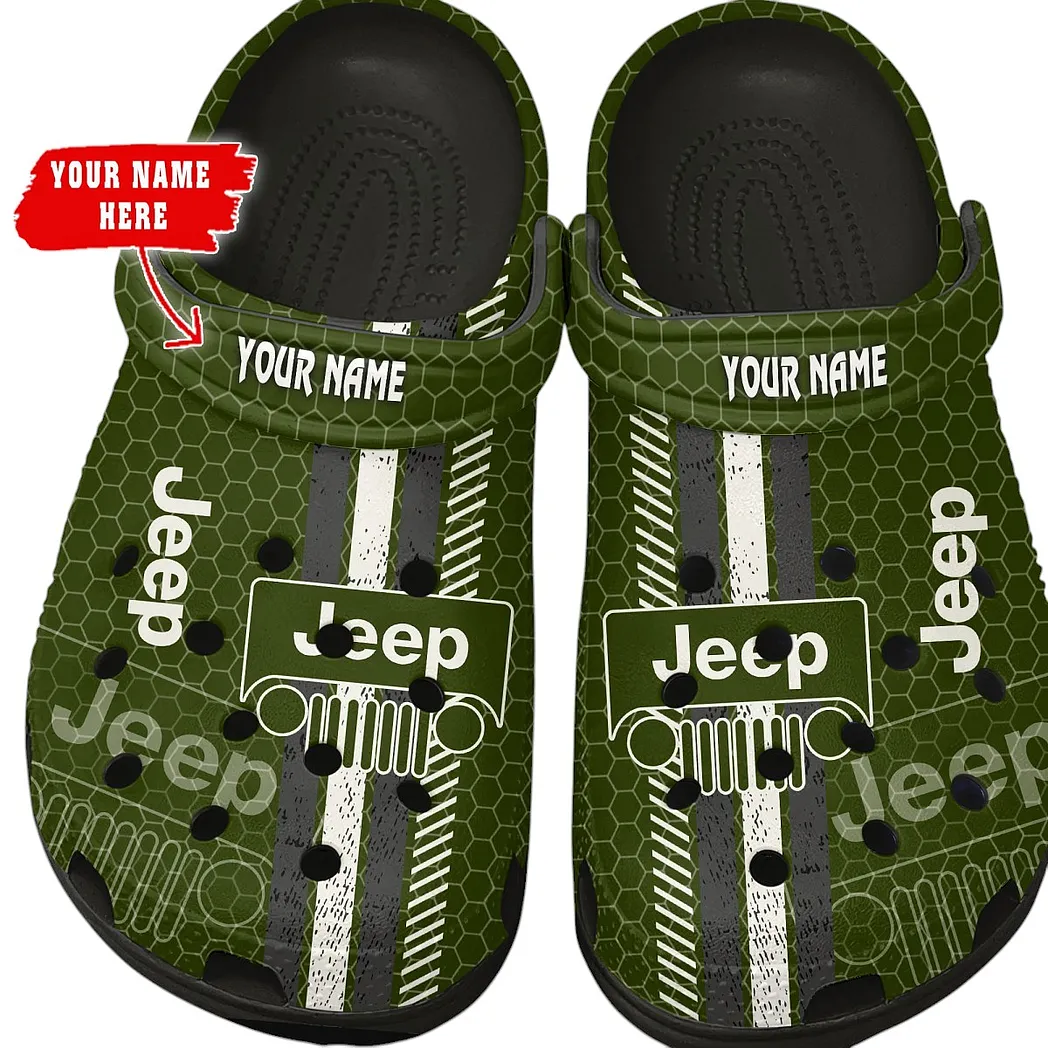 All-Terrain Utility Ride Lover’s All Over Print Clog, Slip-On Shoes for Daily Comfort and Garage Style CAR820 - Black