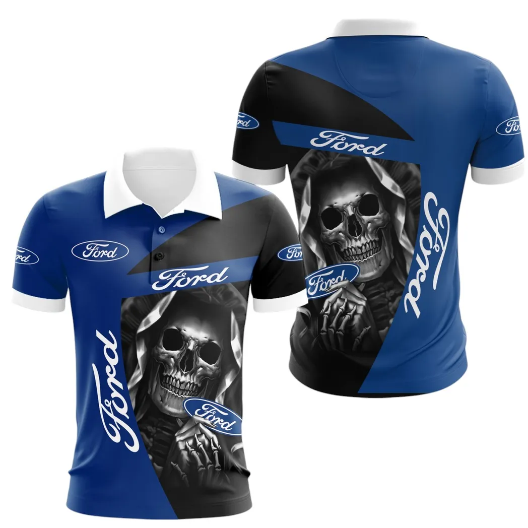 American Car Polo Shirt, Sporty Casual Polo For Car Owner CAR6702212503