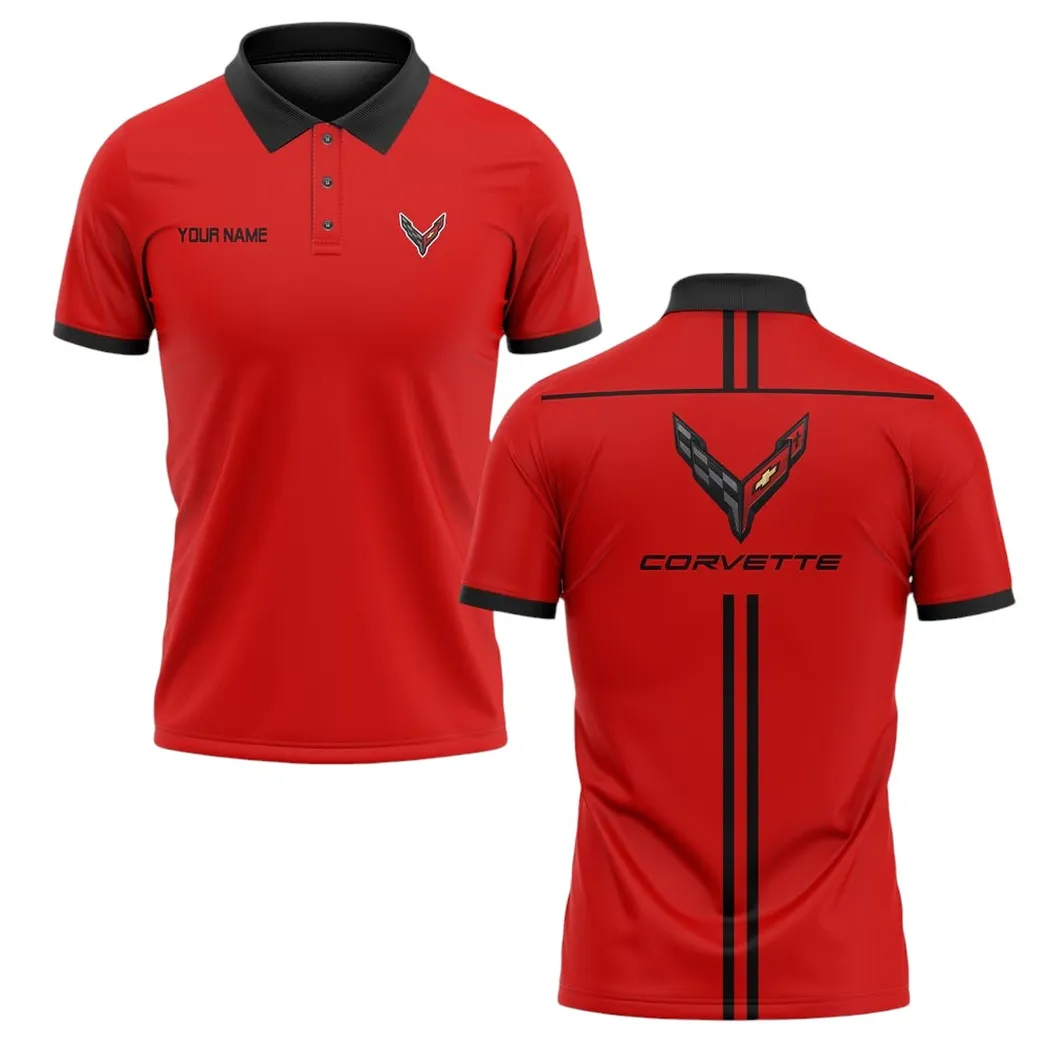 American Muscle Polo Shirt, Rugged Fit Polo For Car Enthusiasts CAR17002262513
