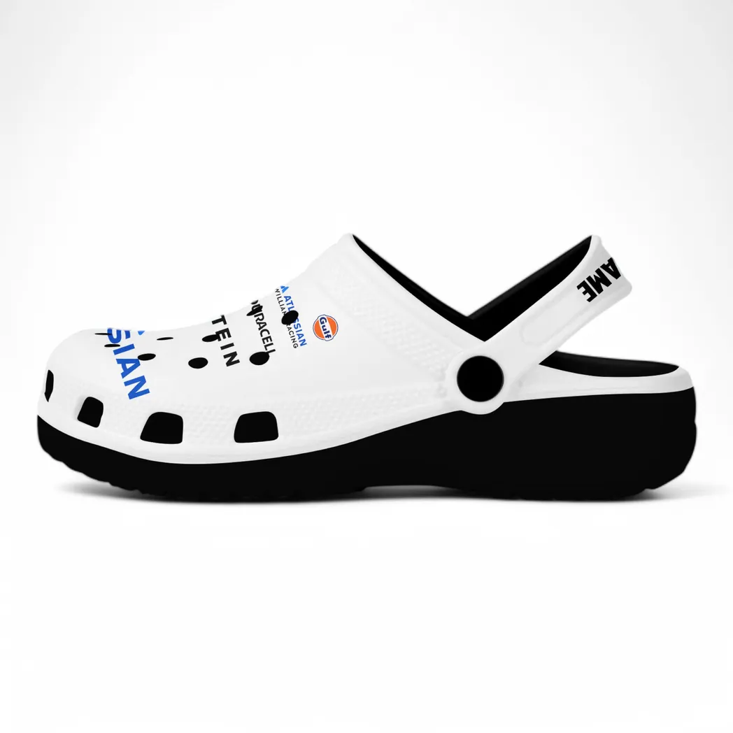 American Sports Car Culture Clog, Stylish All Over Print Lightweight Shoes for Auto Fans and Streetwear Style CAR417 - Black - Image 3