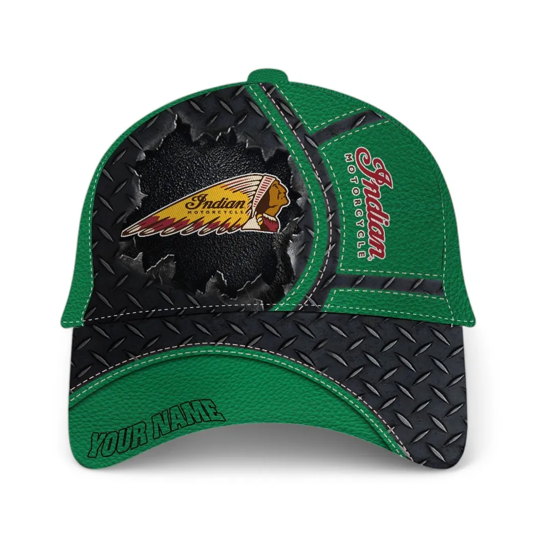 American-Style Motorbike Classic Cap, Speed Addict Baseball Cap For Auto Owners CAR490 - Green