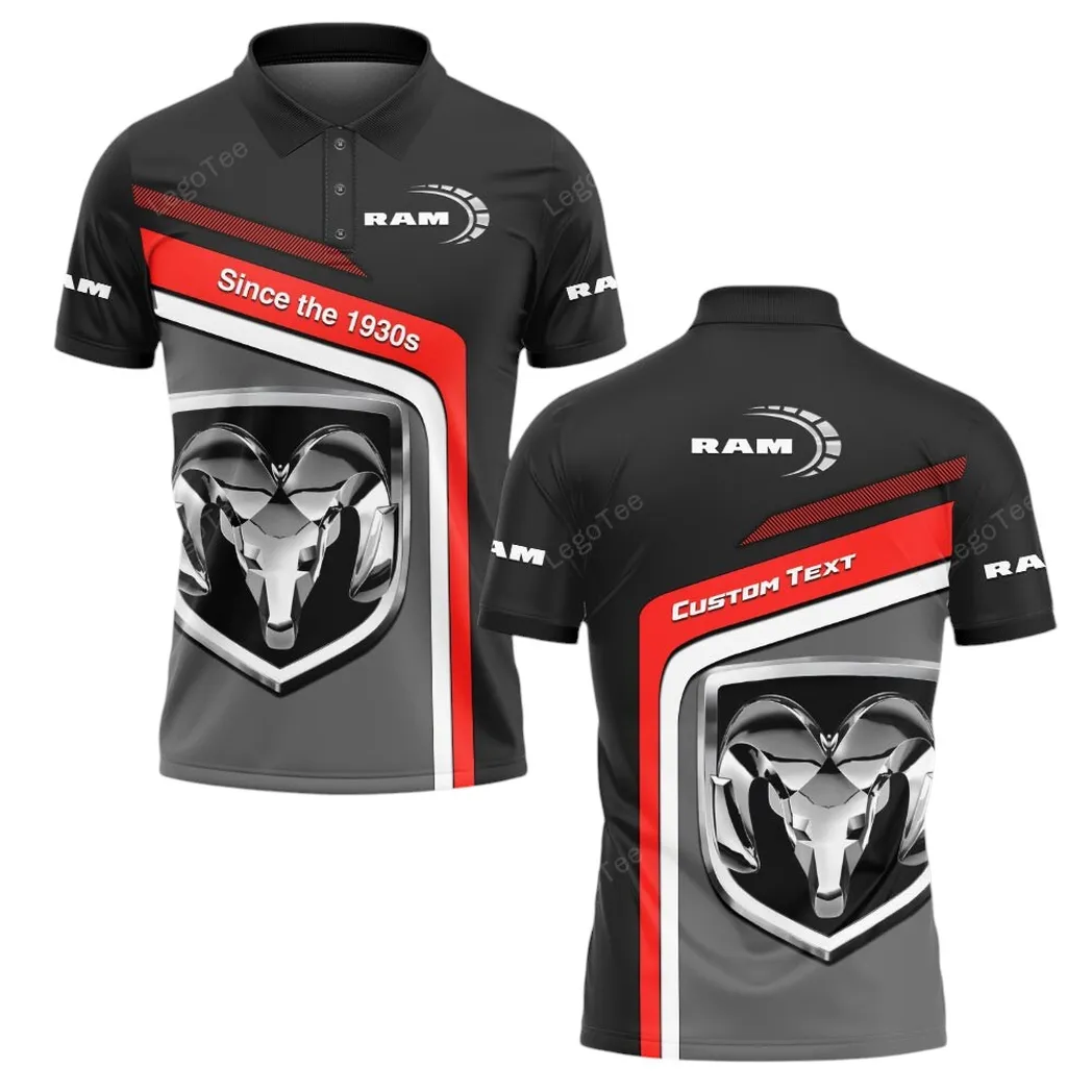 American Work Truck Polo Shirt, Lightweight Comfort Polo For Car Enthusiasts CAR11103032562