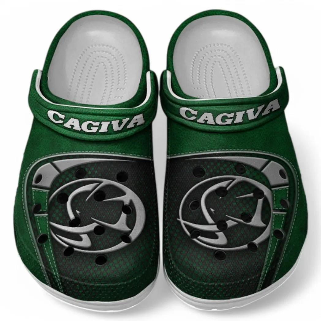 Asian Bike Lover’s All Over Print Clog, Slip-On Shoes for Daily Comfort and Garage Style CAR183 - Green