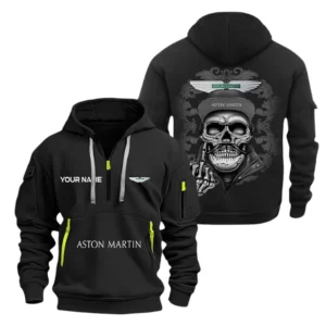 Hoodie Half Zipper Exclusive Logo Gift For Commercial Workhorse Enthusiasts CAR166 - Black