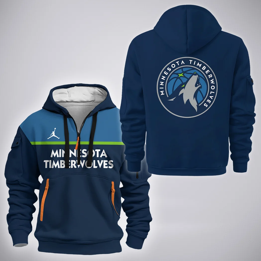 Athletic Fan Culture Hoodie Half Zip 3D, Performance Fan Hoodie HVN1277