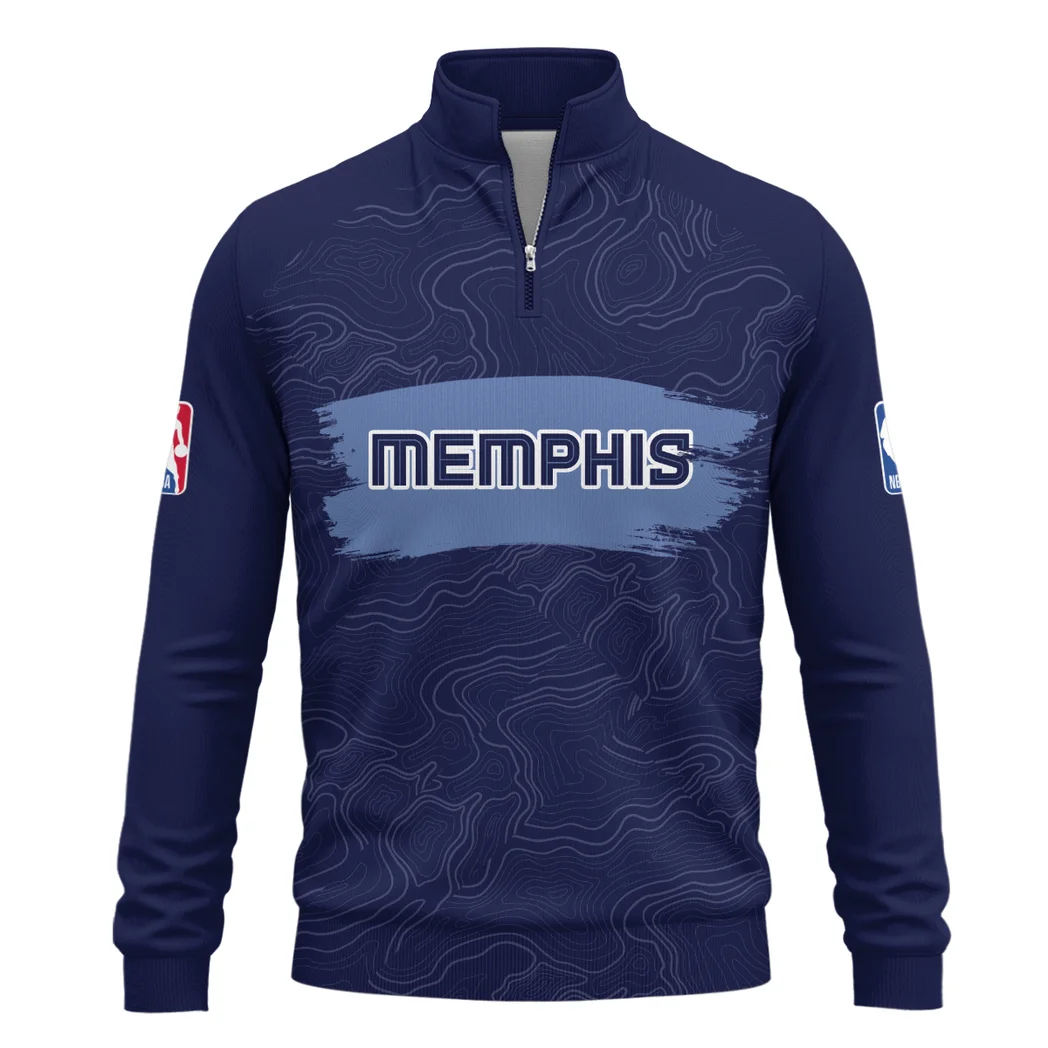 Athletic Fan Pride Quarter-Zip Sweatshirt, Bold Fan Quarter-Zip Sweatshirt HVN1276 - Image 2