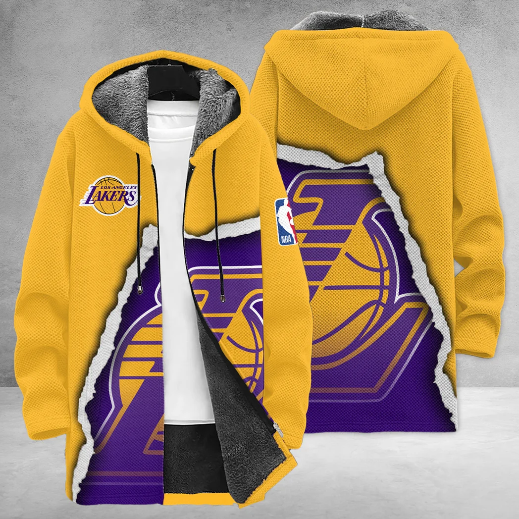 Athletic Hoop Crew Fleece Windbreaker Jacket, Cozy Sports Fan Gear HVN1273