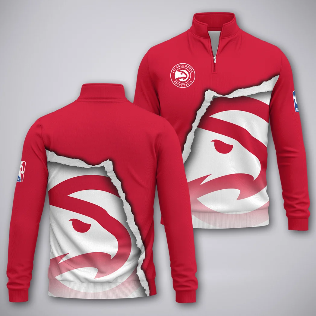 Athletic Hoop Lifestyle Quarter-Zip Sweatshirt, Athletic Spirit Quarter-Zip Wear HVN1273
