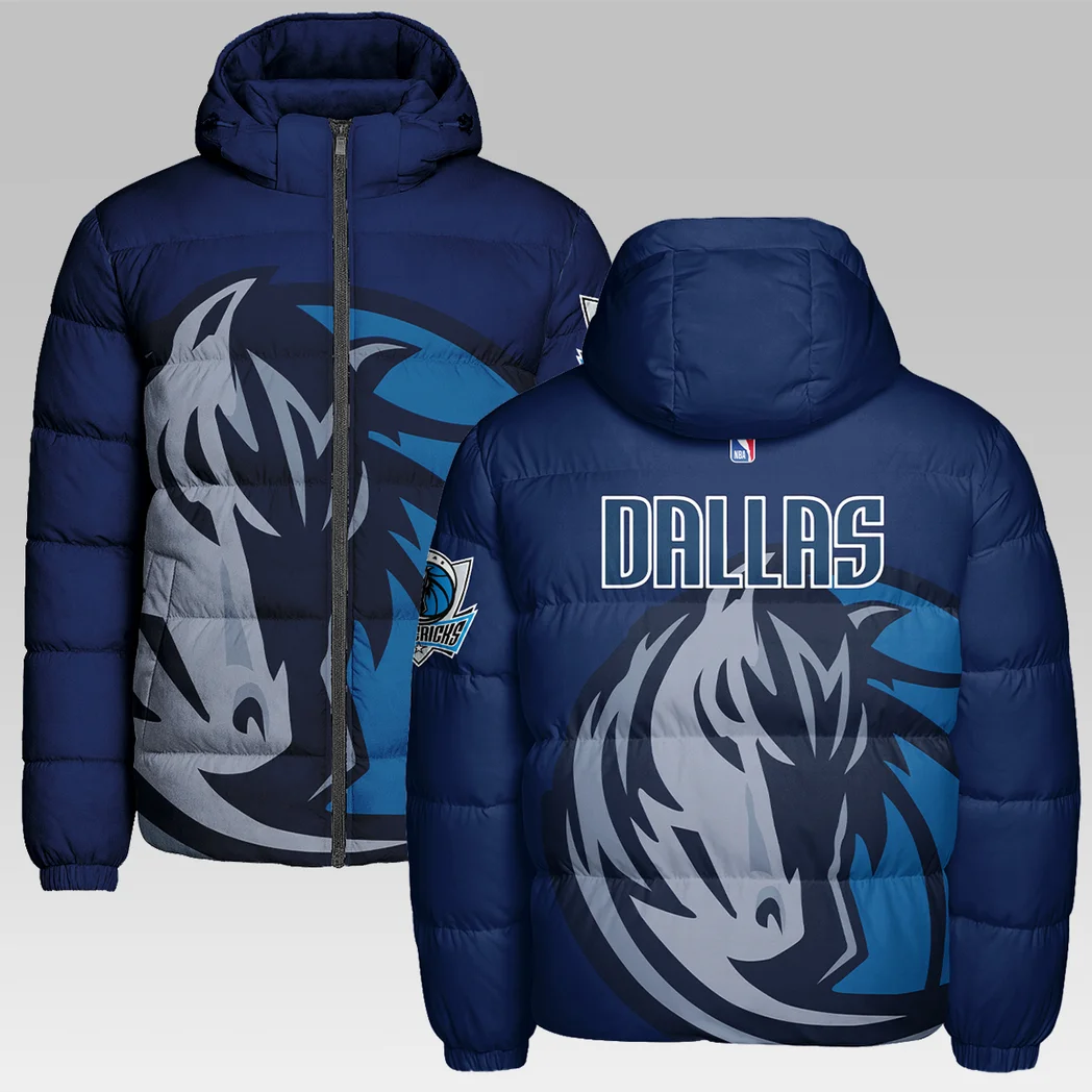 Athletic Lifestyle Crew Hooded Cotton Jacket, Heavyweight Stadium Night Coat HVN1278