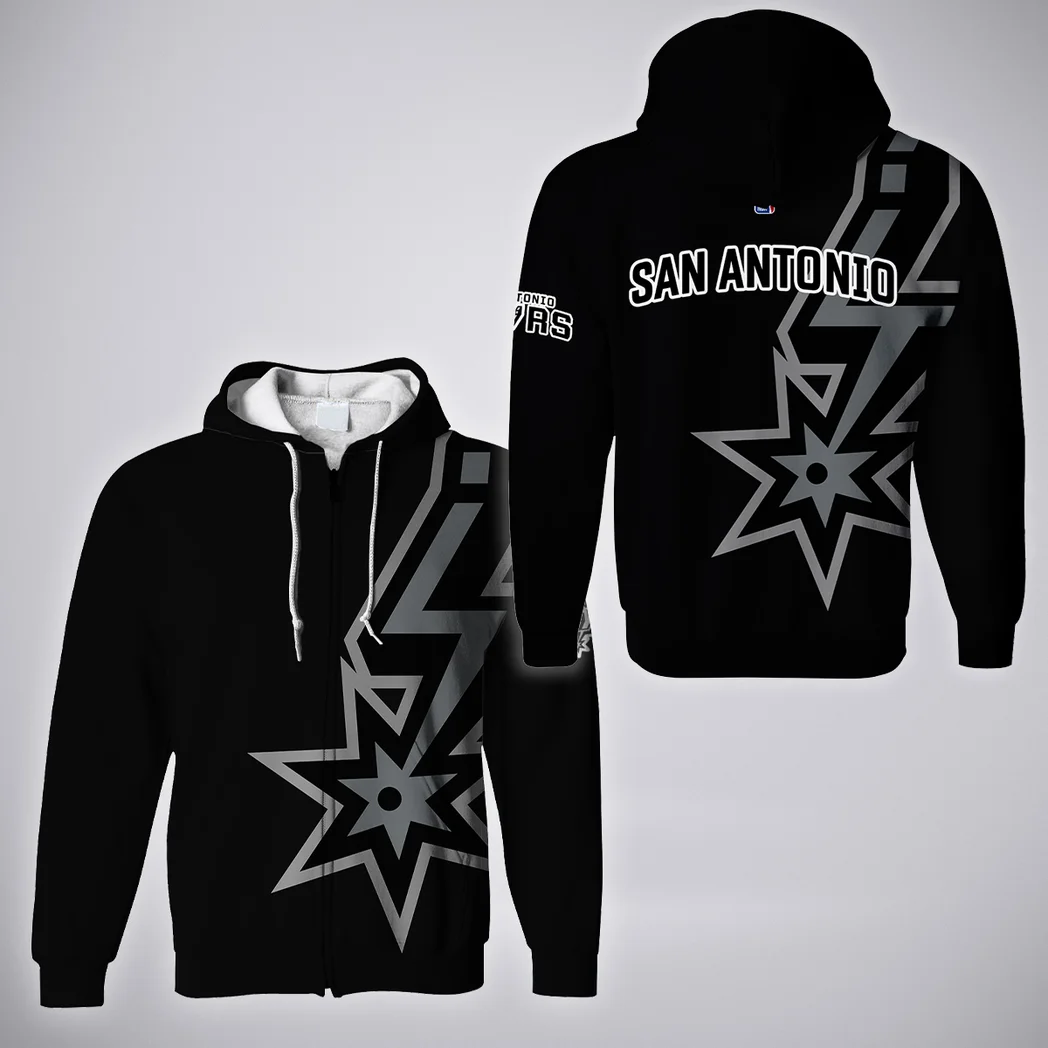 Athletic Slam Crew Zipper Hoodie, Active Spirit Hoodie HVN1278