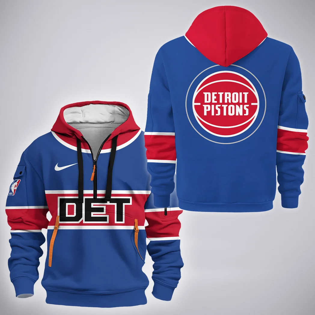 Athletic Slam Lifestyle Hoodie Half Zip 3D, Everyday Comfort Half-Zip Hoodie HVN1275