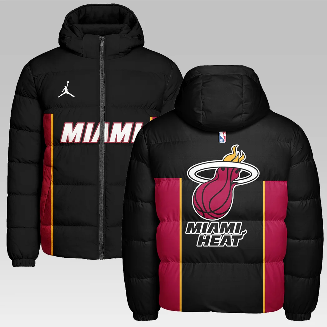 Athletic Slam Nation Hooded Cotton Jacket, Bold Spirit Supporter Coat HVN1277