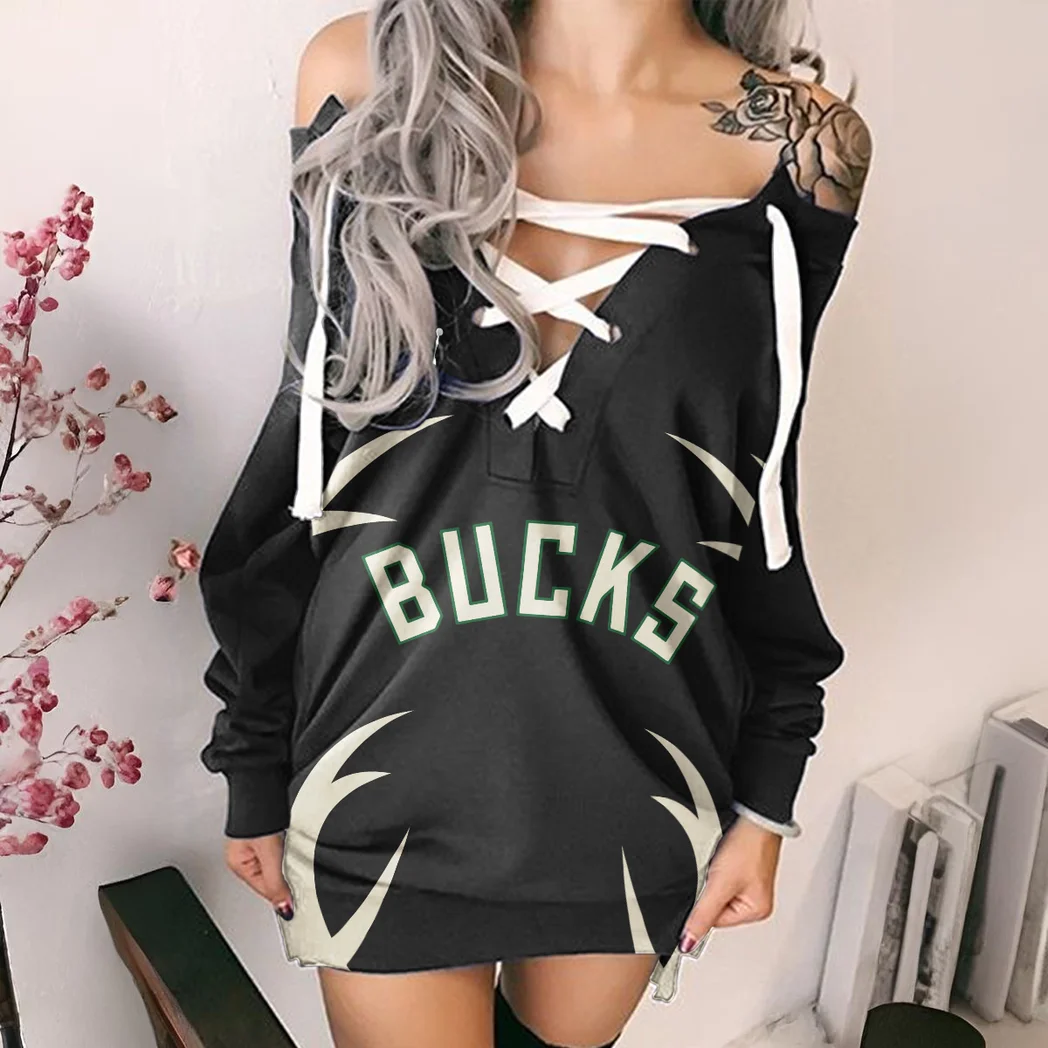 Athletic Sport Lifestyle Lace-Up Sweatshirt For Women, Modern Lace-Up Jumper HVN1277