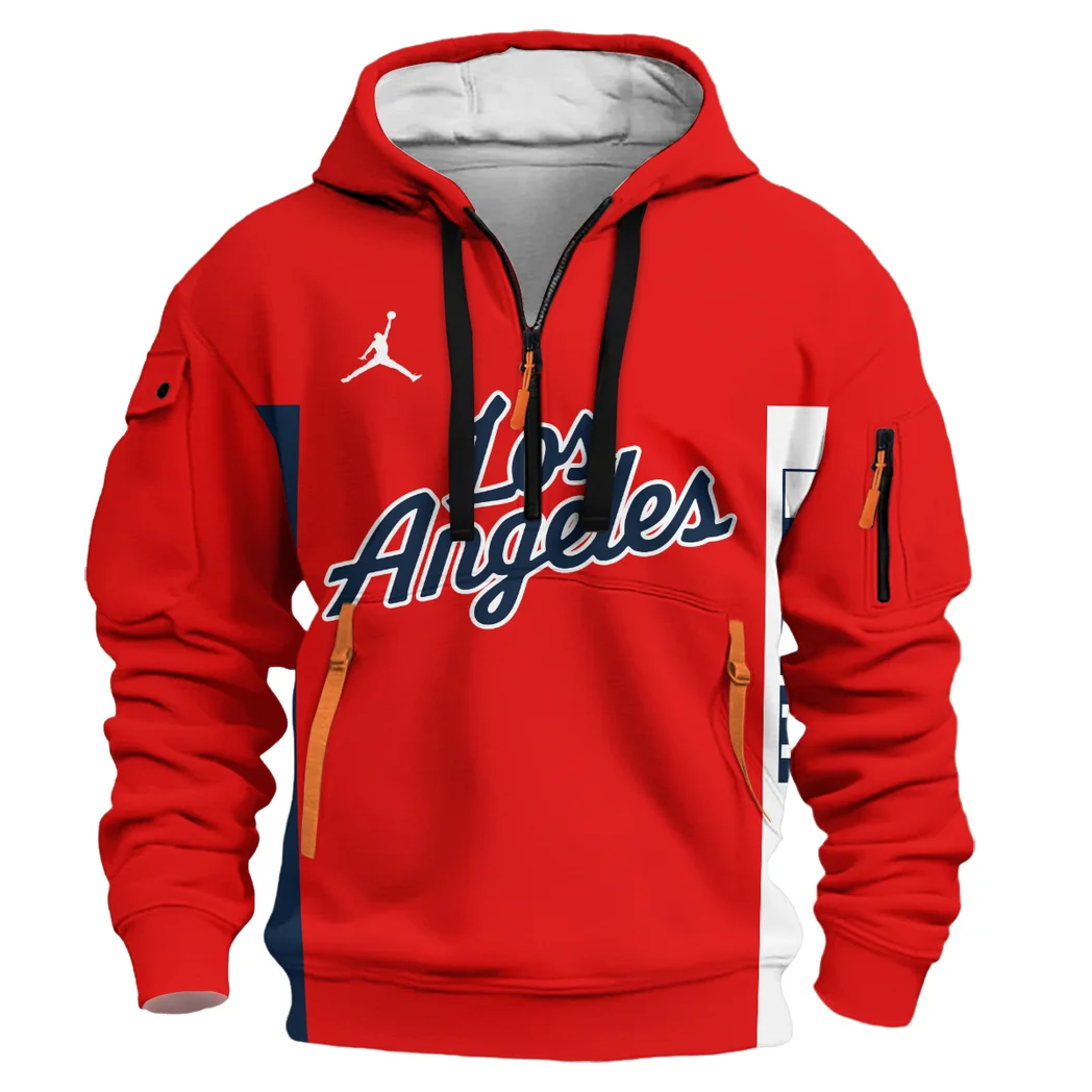 Athletic Supporter Crew Hoodie Half Zip 3D, Game Ready Half-Zip Hoodie HVN1277 - Image 2