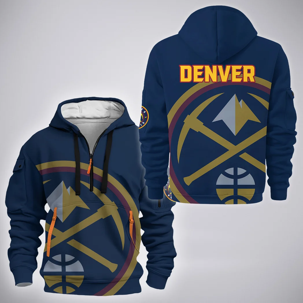 Athletic Supporter Squad Hoodie Half Zip 3D, Bold Fan Hoodie HVN1278