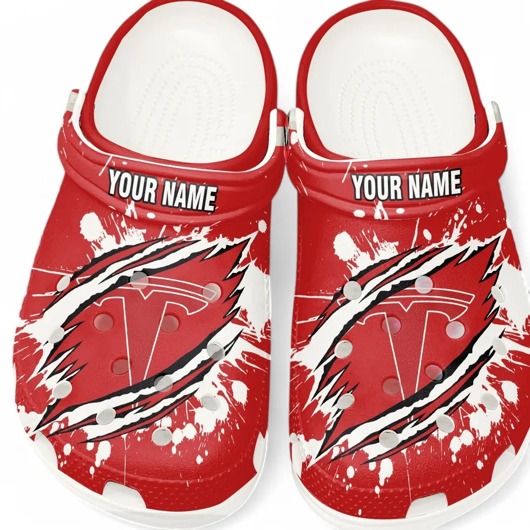 Automotive Theme Affordable SUV Clog with Full Print Design, Stylish Everyday Comfort for Car Enthusiasts CAR560 - White