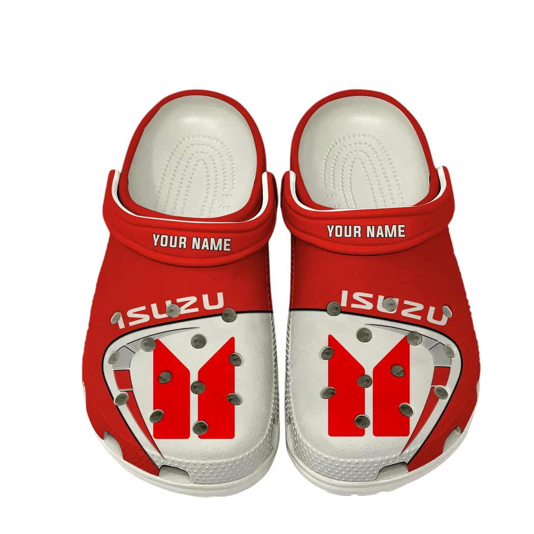 Automotive Theme All-Terrain Truck Clog with Full Print Design, Stylish Everyday Comfort for Car Enthusiasts CAR168 - White
