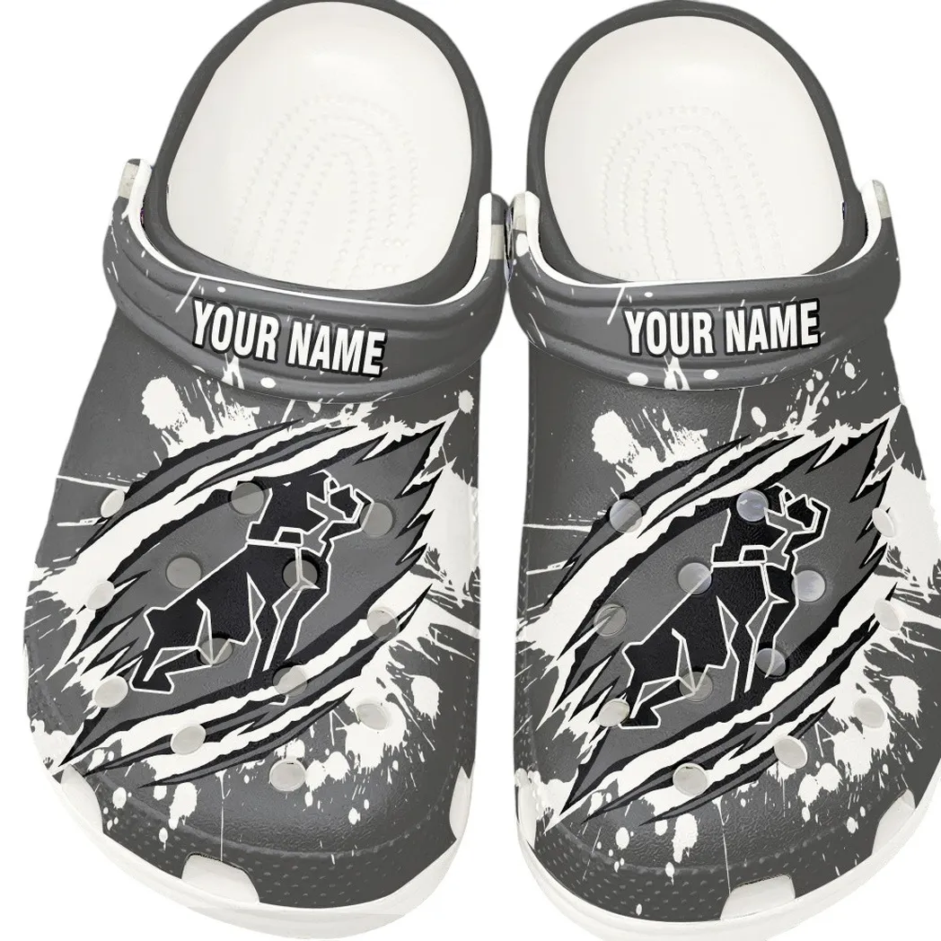 Automotive Theme American Heavy Hauler Clog with Full Print Design, Stylish Everyday Comfort for Car Enthusiasts CAR153 - White