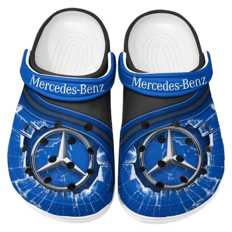 Automotive Theme Grand Touring Auto Clog with Full Print Design, Stylish Everyday Comfort for Car Enthusiasts CAR188 - Blue