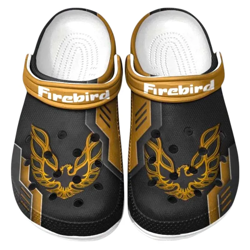 Automotive Theme Heritage Sports Car Clog with Full Print Design, Stylish Everyday Comfort for Car Enthusiasts CAR185 - Brown