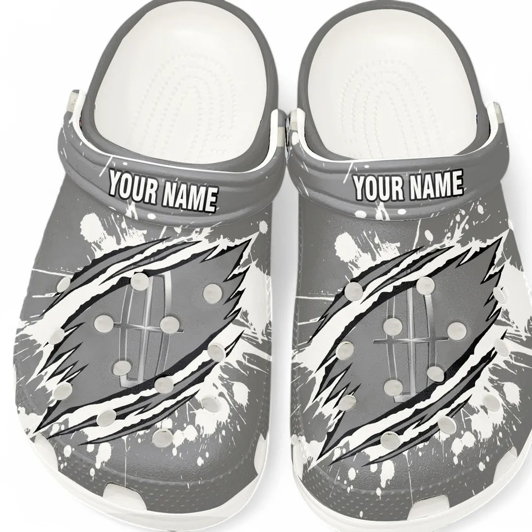 Automotive Theme Luxury Sedan Clog with Full Print Design, Stylish Everyday Comfort for Car Enthusiasts CAR560 - White