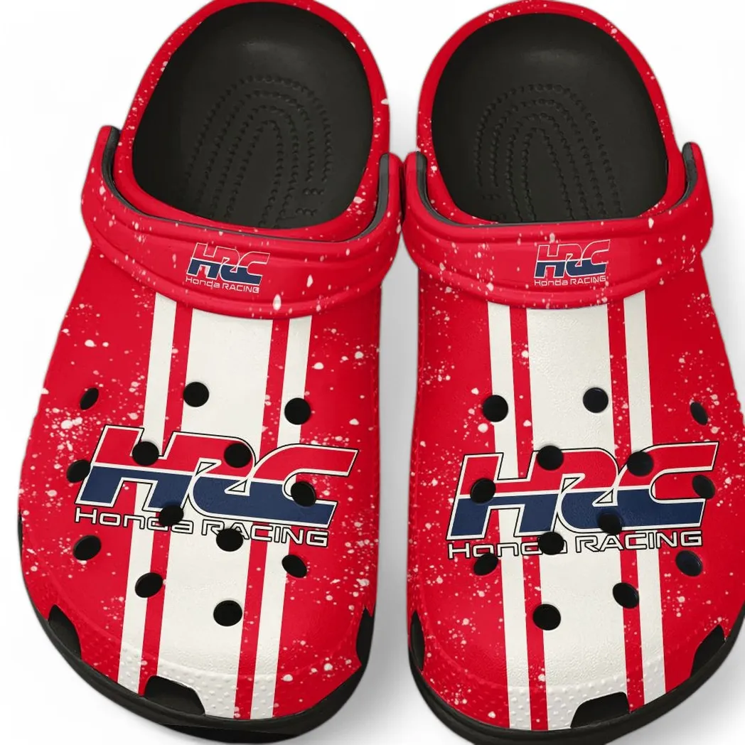 Automotive Theme Luxury Touring Bike Clog with Full Print Design, Stylish Everyday Comfort for Car Enthusiasts CAR620 - Black