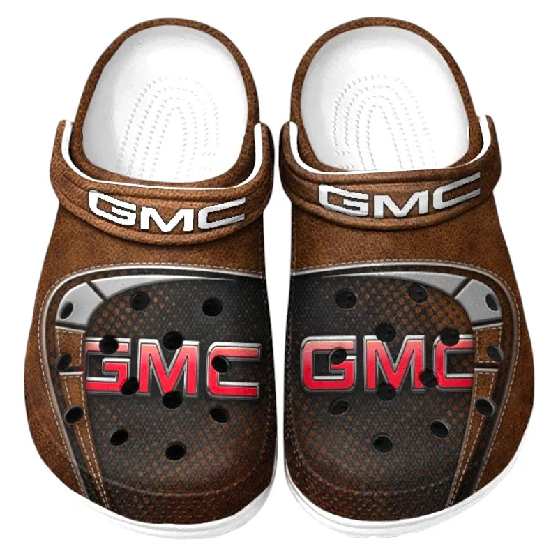 Automotive Theme Modern Automobile Clog with Full Print Design, Stylish Everyday Comfort for Car Enthusiasts CAR177 - Brown