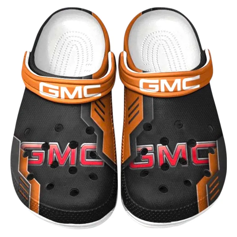 Automotive Theme Modern Automobile Clog with Full Print Design, Stylish Everyday Comfort for Car Enthusiasts CAR185 - Orange