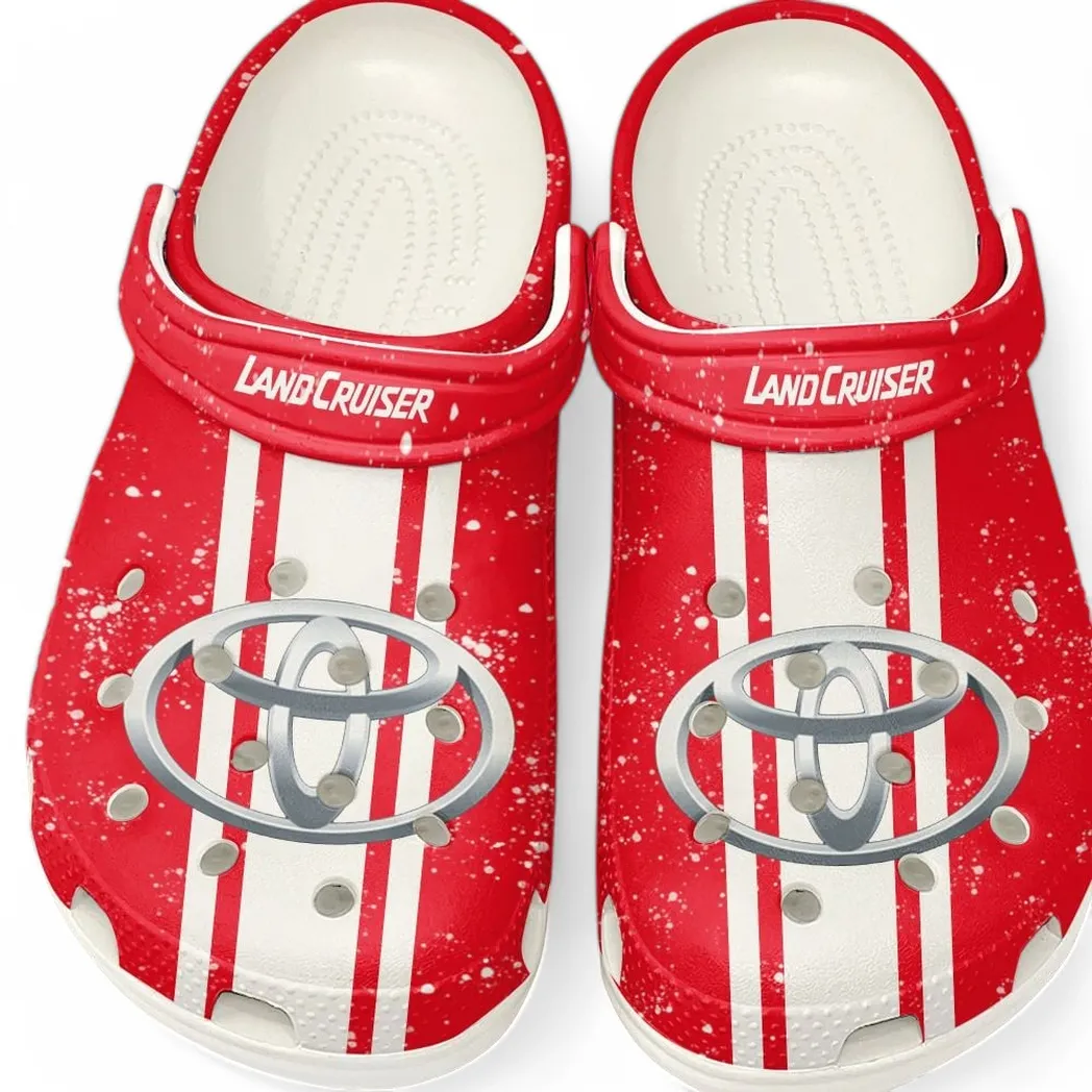 Automotive Theme Mountain Climber Clog with Full Print Design, Stylish Everyday Comfort for Car Enthusiasts CAR620 - White