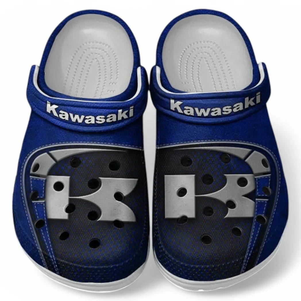 Automotive Theme Off-Road Machine Clog with Full Print Design, Stylish Everyday Comfort for Car Enthusiasts CAR183 - Blue