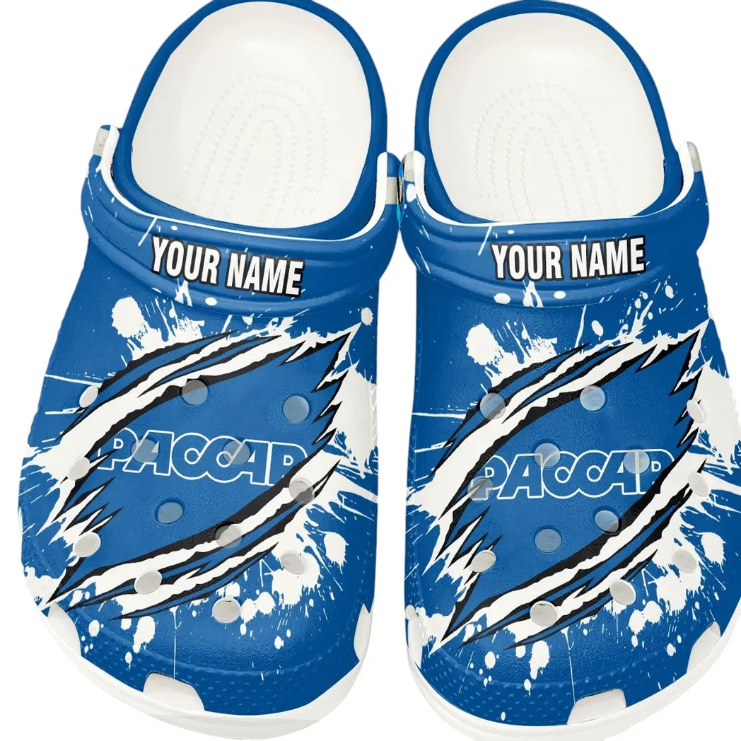 Automotive Theme Practical Hatchback Clog with Full Print Design, Stylish Everyday Comfort for Car Enthusiasts CAR153 - White