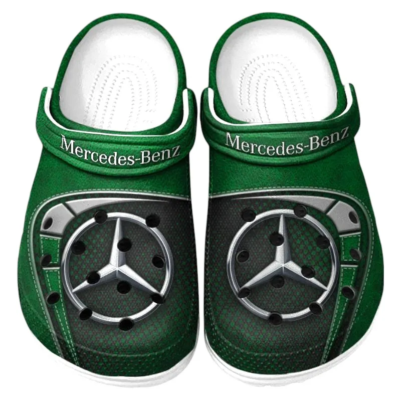 Automotive Theme Premium Road Vehicle Clog with Full Print Design, Stylish Everyday Comfort for Car Enthusiasts CAR177 - Green
