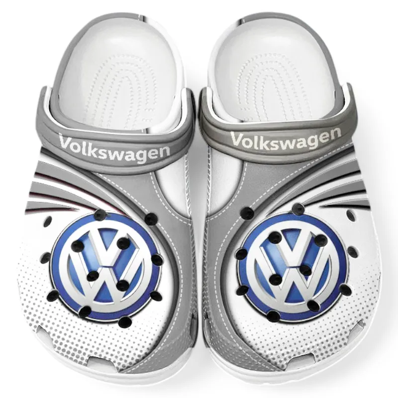 Automotive Theme Reliable Automobile Clog with Full Print Design, Stylish Everyday Comfort for Car Enthusiasts CAR181 - Gray