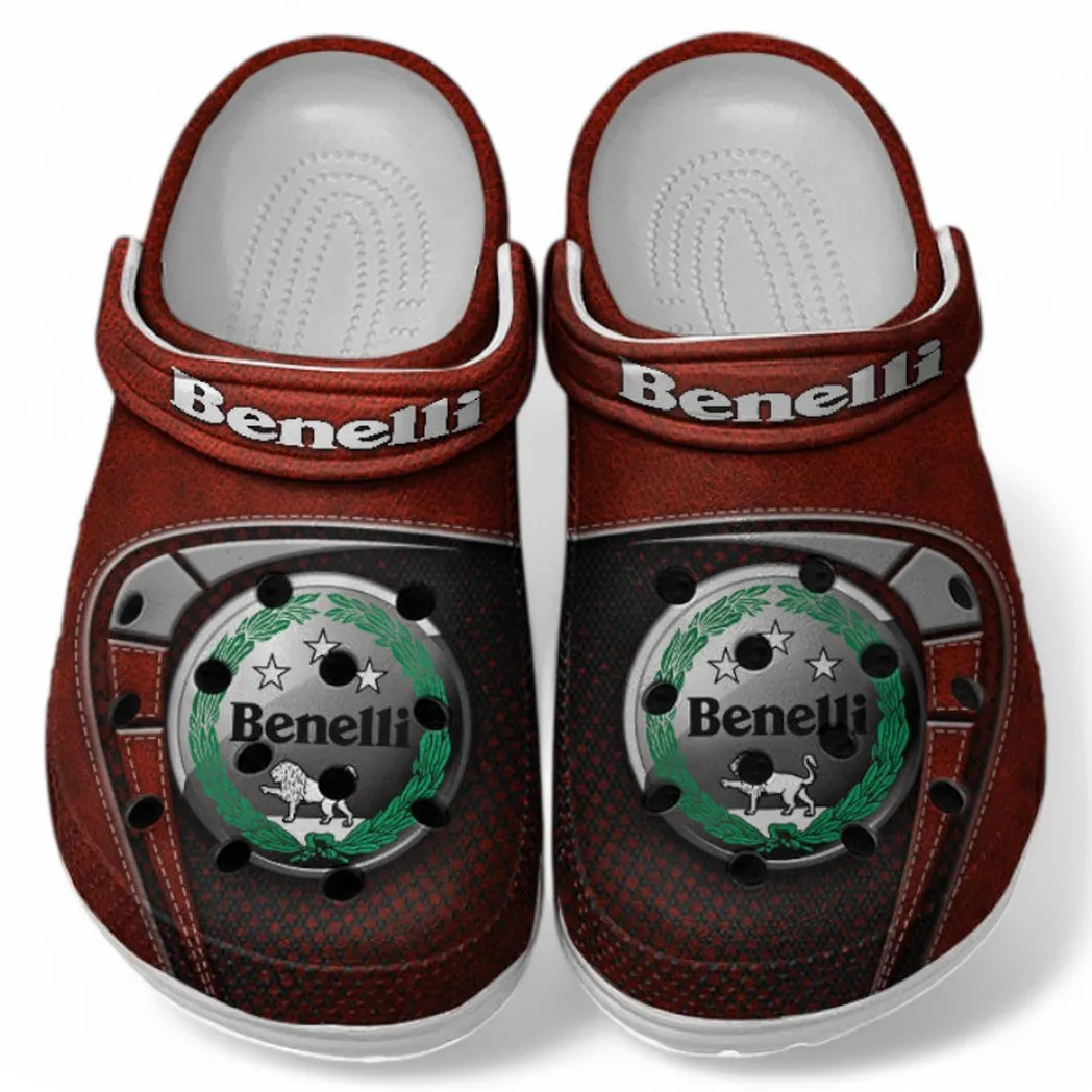Automotive Theme Sport Bike Clog with Full Print Design, Stylish Everyday Comfort for Car Enthusiasts CAR183 - Red