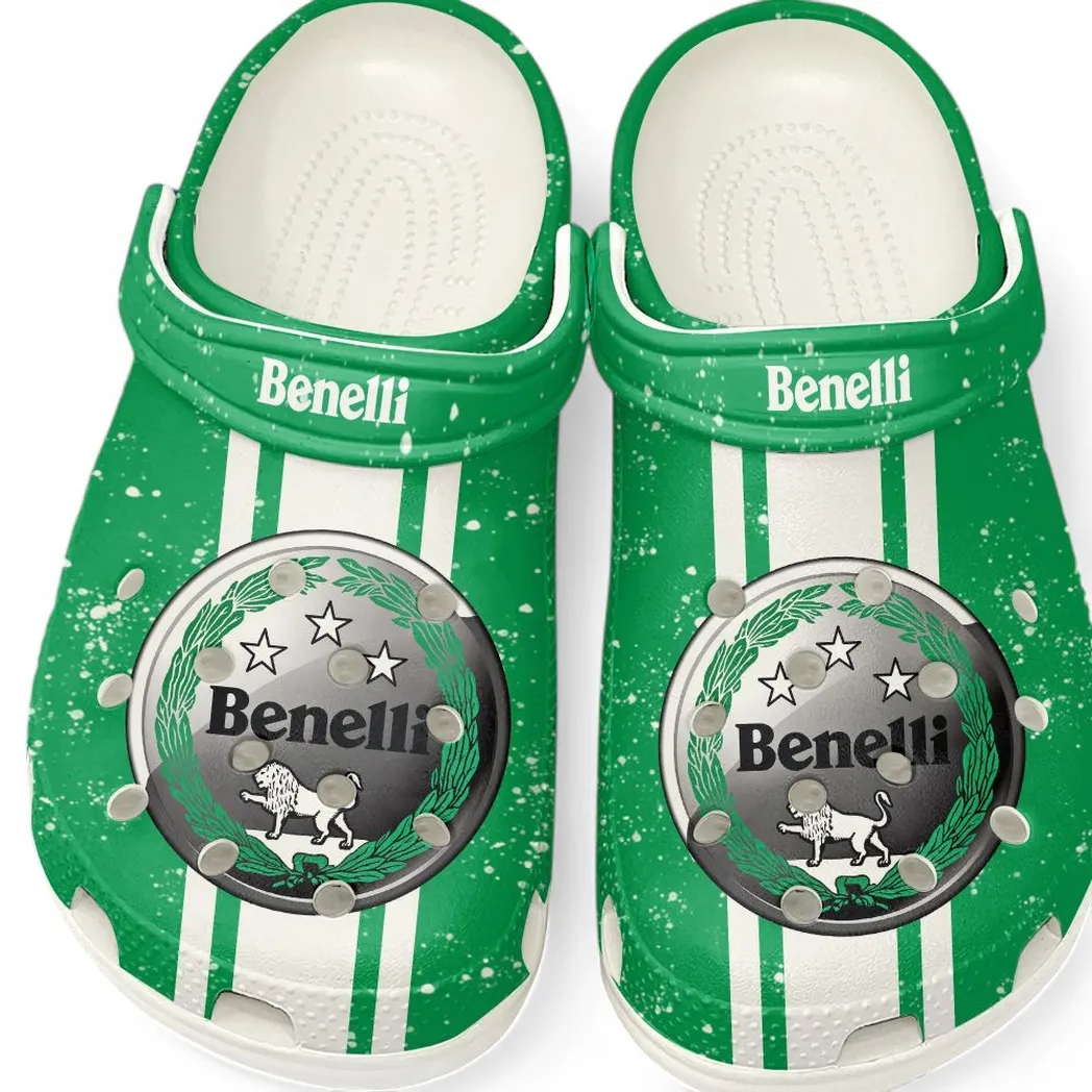 Automotive Theme Sport Bike Clog with Full Print Design, Stylish Everyday Comfort for Car Enthusiasts CAR620 - White