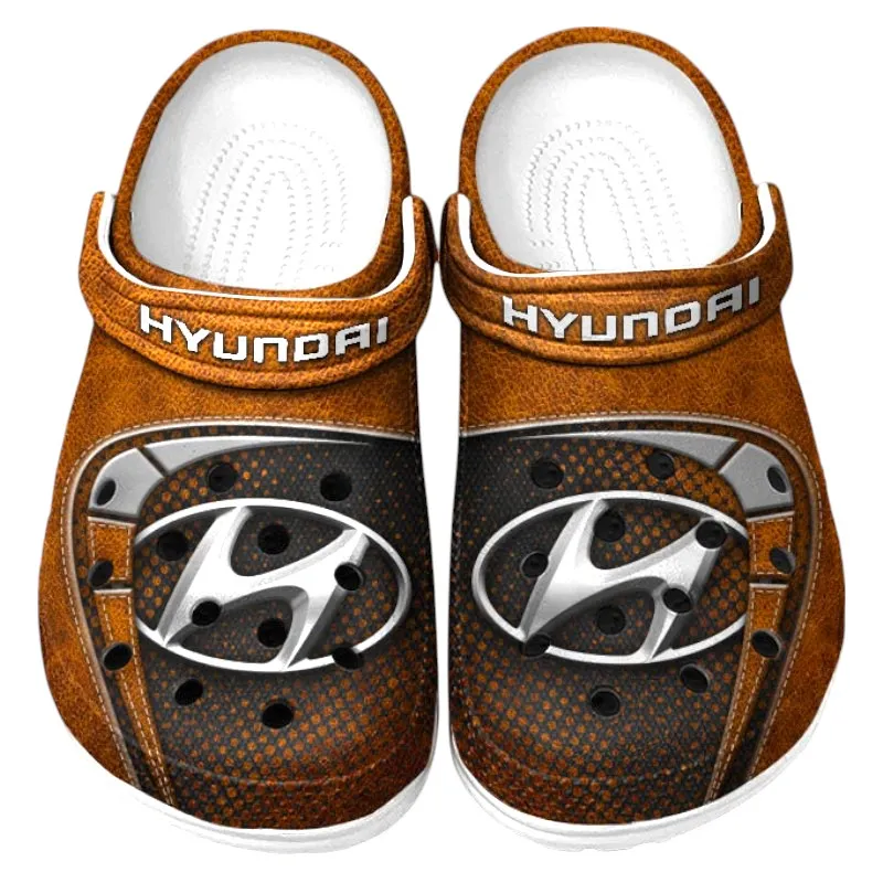 Automotive Theme SUV Clog with Full Print Design, Stylish Everyday Comfort for Car Enthusiasts CAR177 - Orange
