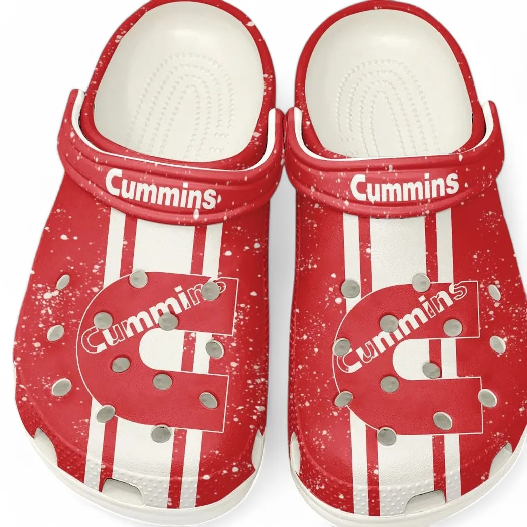 Automotive Theme Titan Power Systems Clog with Full Print Design, Stylish Everyday Comfort for Car Enthusiasts CAR620 - White
