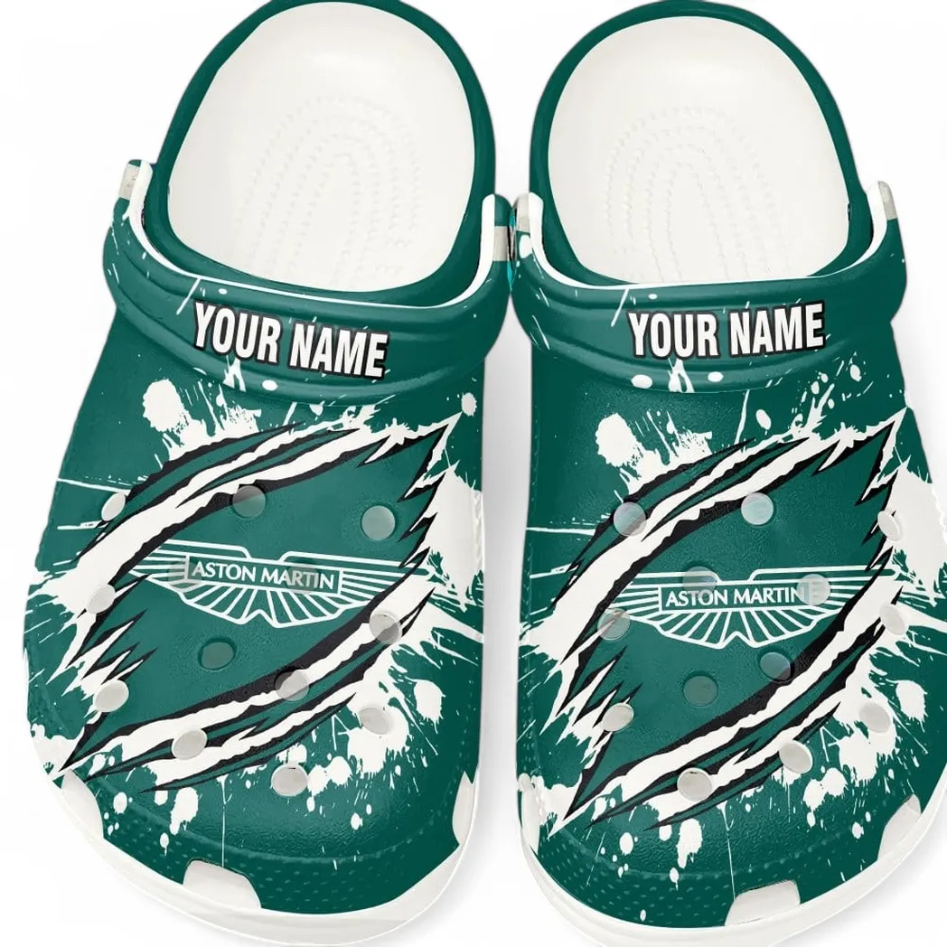 Automotive Theme Track Motorcycle Clog with Full Print Design, Stylish Everyday Comfort for Car Enthusiasts CAR560 - White
