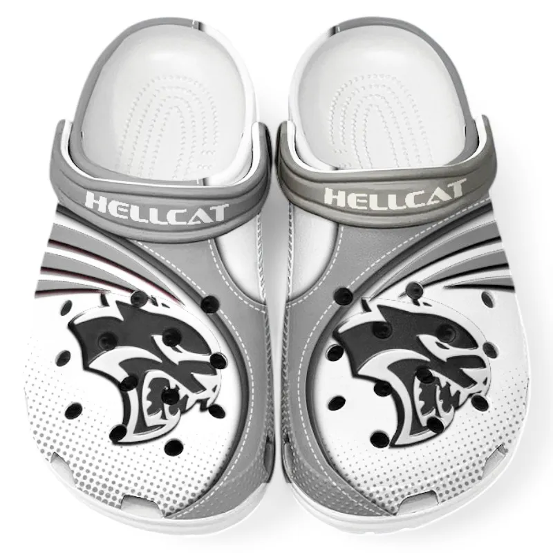 Automotive Theme Track-Ready Muscle Clog with Full Print Design, Stylish Everyday Comfort for Car Enthusiasts CAR181 - Gray