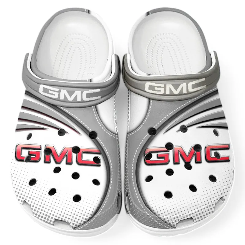 Automotive Theme Utility SUV Clog with Full Print Design, Stylish Everyday Comfort for Car Enthusiasts CAR181 - Gray