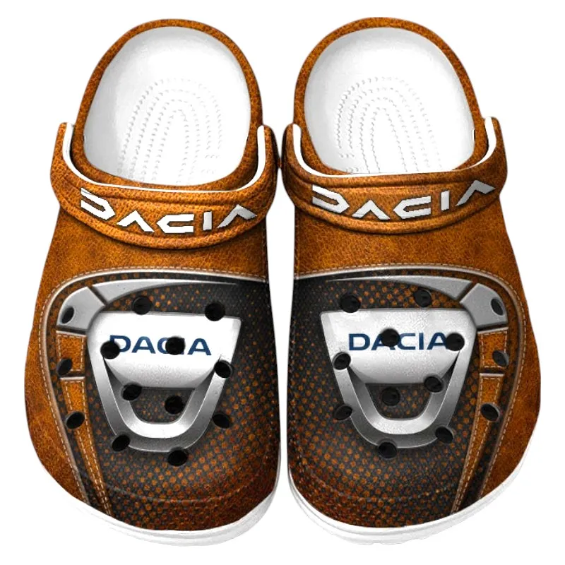 Automotive Theme Utility Vehicle Clog with Full Print Design, Stylish Everyday Comfort for Car Enthusiasts CAR177 - Orange